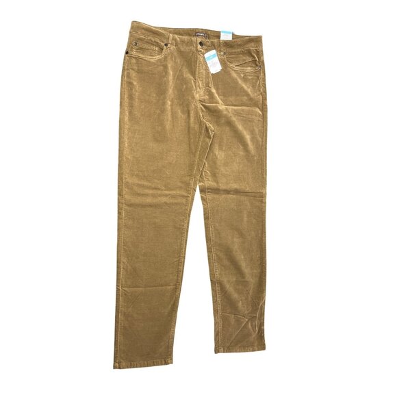 J.McLaughlin Watson Pant  Sz 14 New Timeless Preppy NWT Stretch Slim Fit Camel - Picture 2 of 9